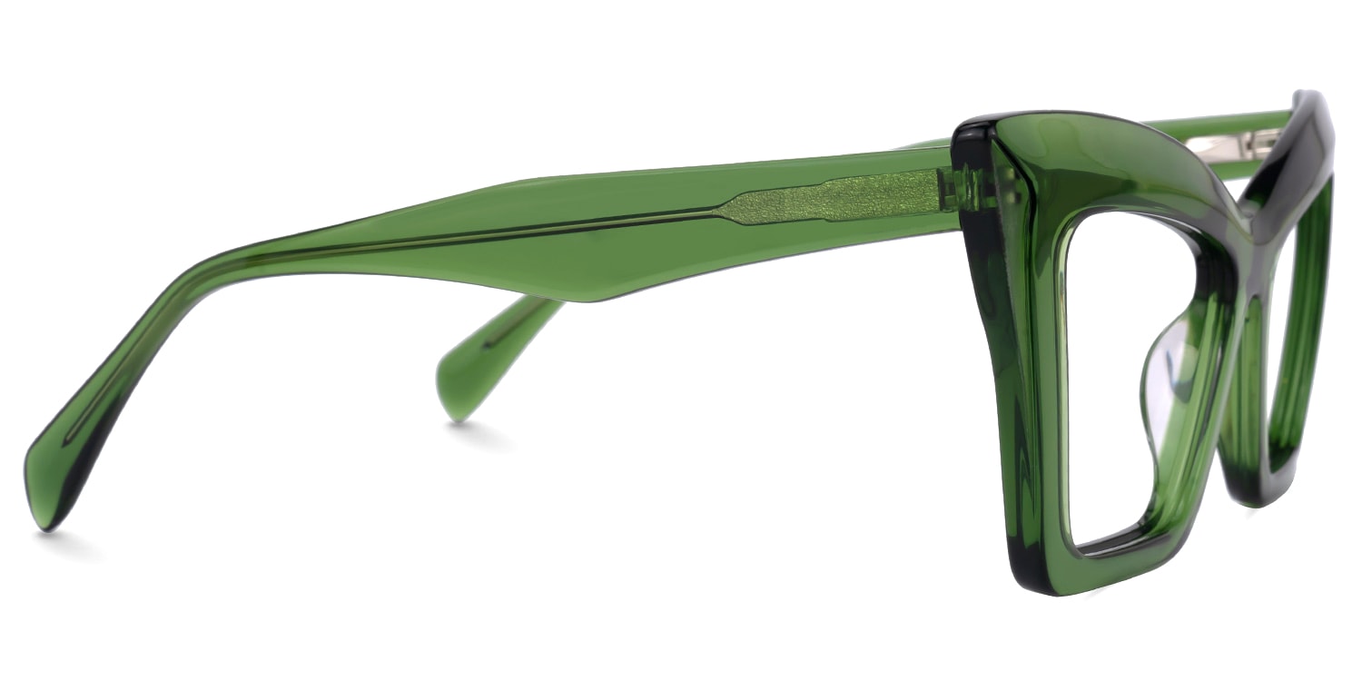 Boland Cateye Green Glasses | Zeelool Glasses