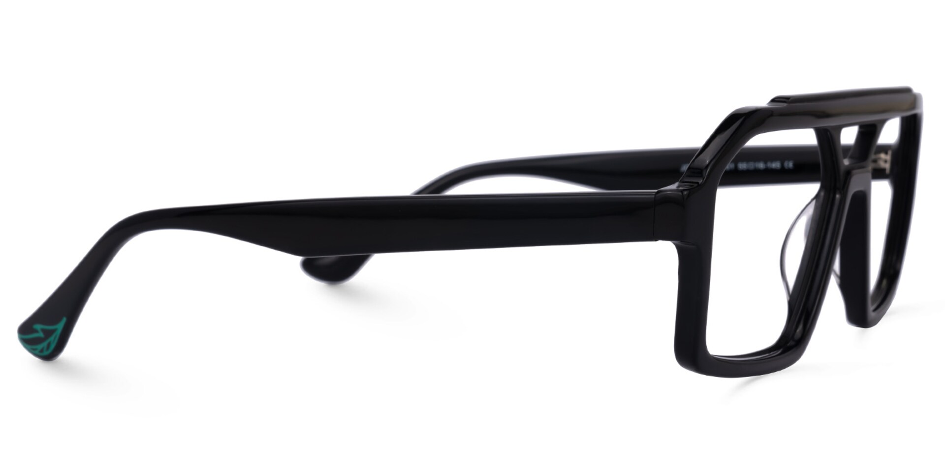 Samira Aviator Black Glasses | Zeelool Glasses2