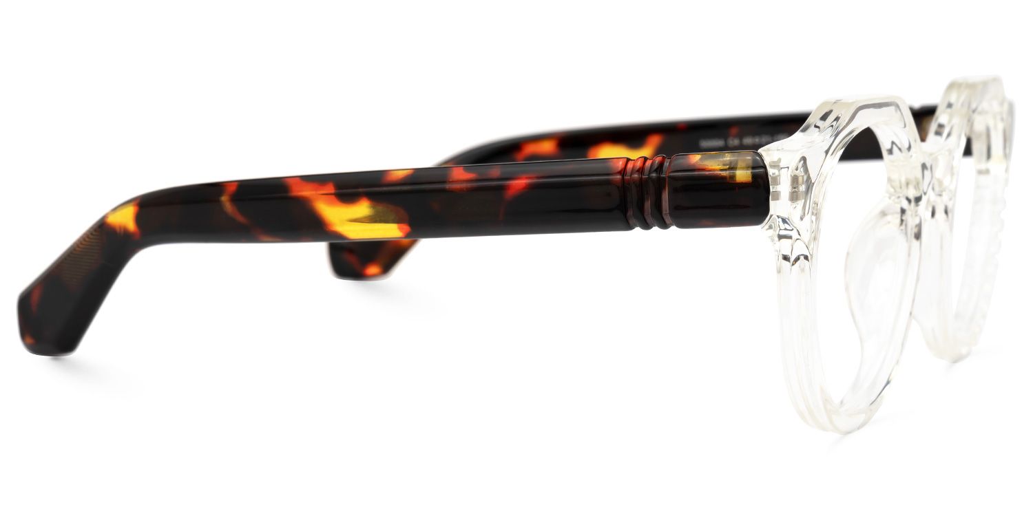 Crumity Round Clear Glasses | Zeelool Glasses2