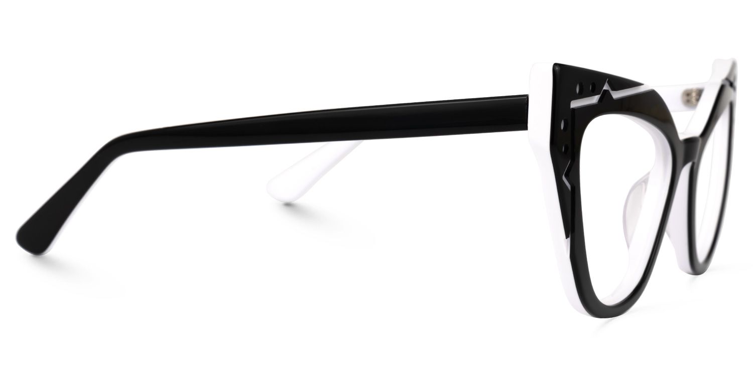 Kandice Cateye Black Glasses | Zeelool Glasses2