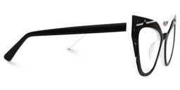 Kandice Cateye Black Glasses2