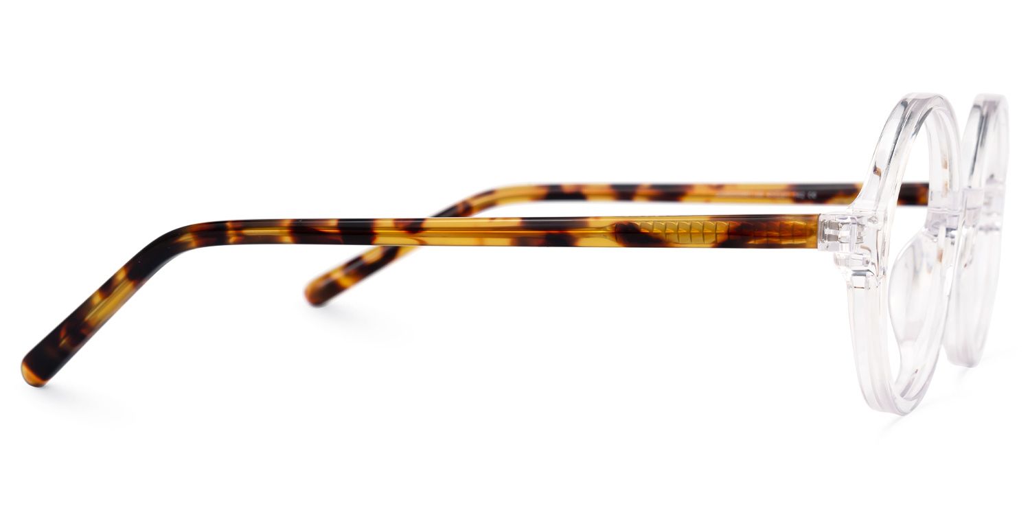 Otto Round Clear Glasses | Zeelool Glasses2