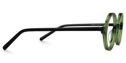 Otto Round Green Glasses2