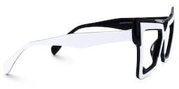 Baley Cateye White Glasses2