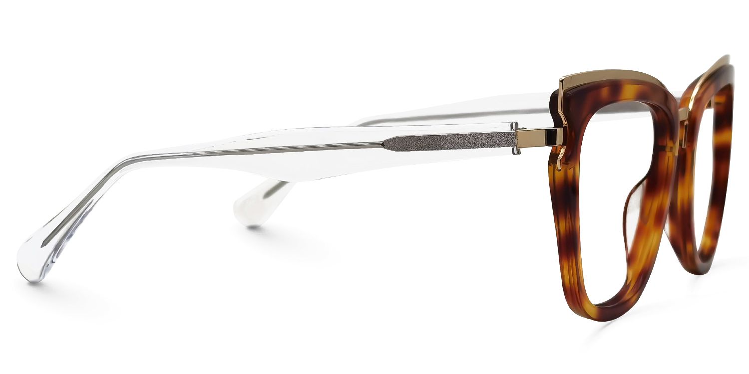 Vitez Square Tortoise Glasses | Zeelool Glasses2