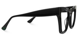 Domena Square Black Glasses2