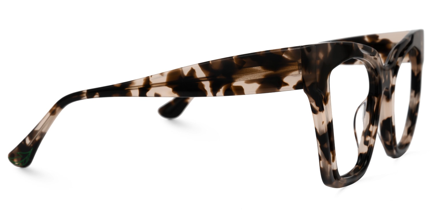 Domena Square Tortoise Glasses | Zeelool Glasses2
