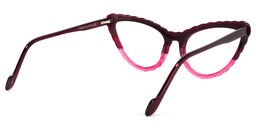 Presley Cateye Dark-Red Glasses4