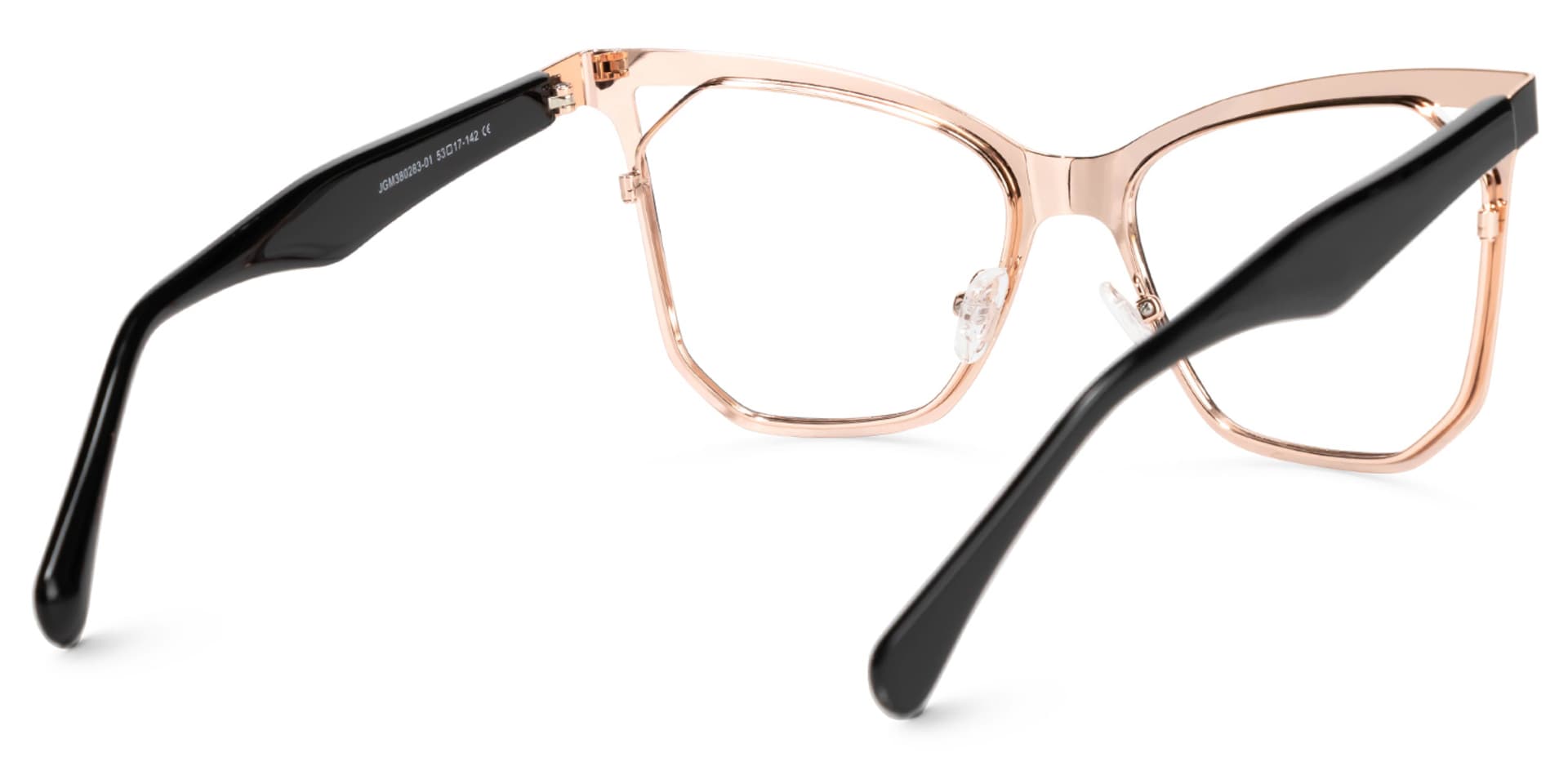 Madillo Cateye Black Glasses | Zeelool Glasses3