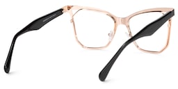 Madillo Cateye Black Glasses3