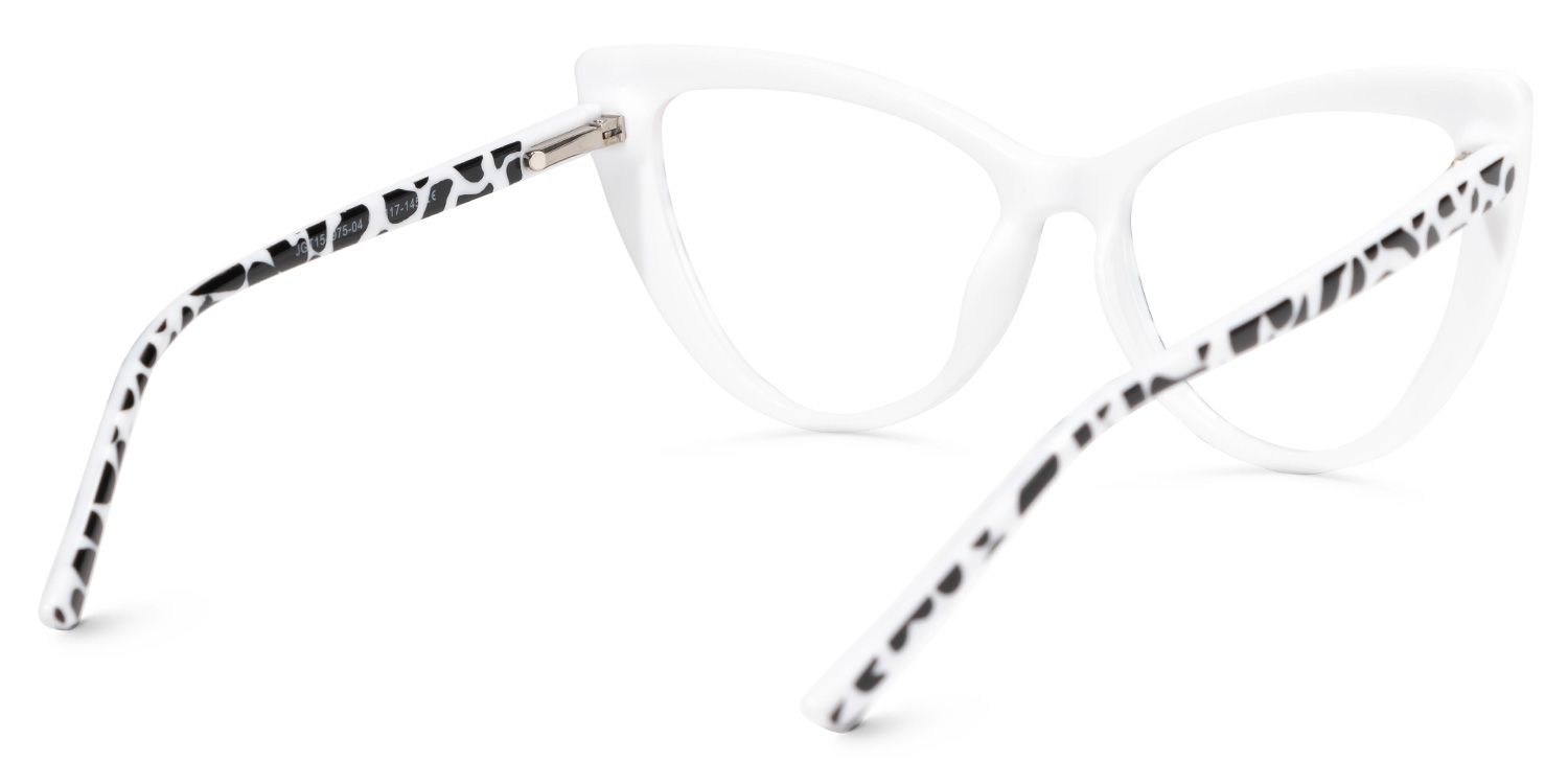 Chelsy Cateye Two-Tone Glasses | Zeelool Glasses3