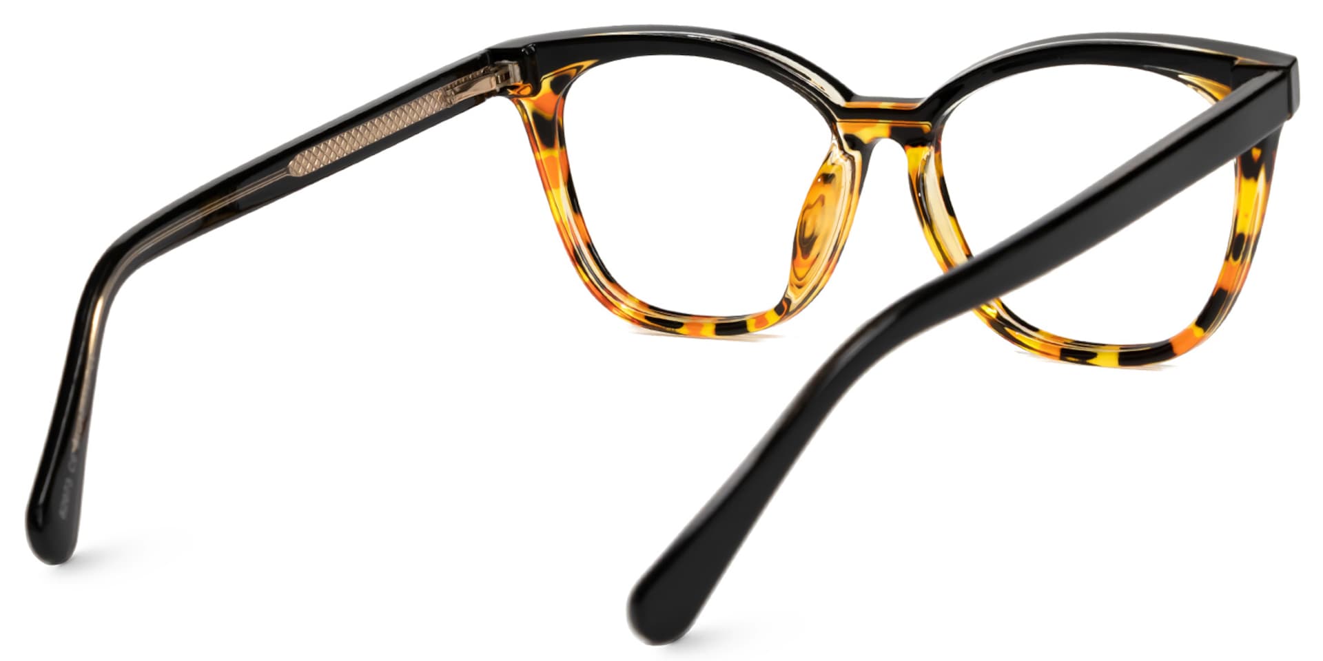 Folly Square Browline Glasses | Zeelool Glasses3