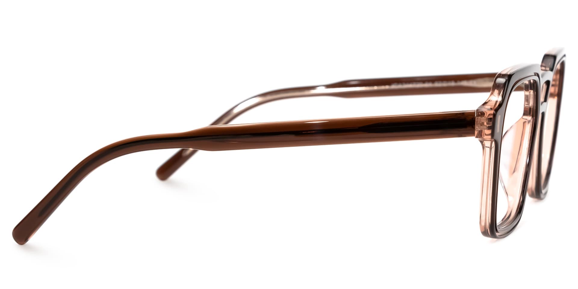 Beasley Square Brown Glasses | Zeelool Glasses2
