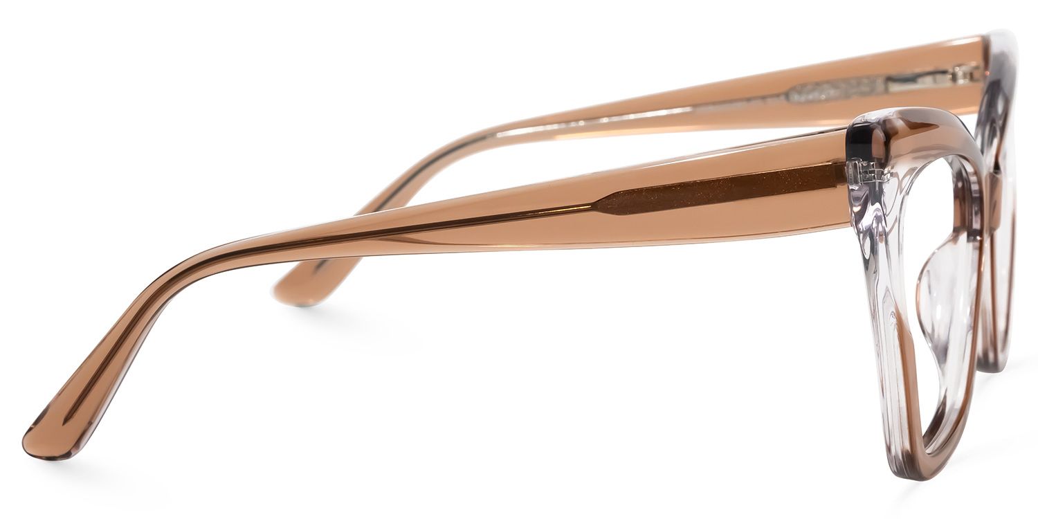 Searcy Cateye Brown Glasses | Zeelool Glasses2