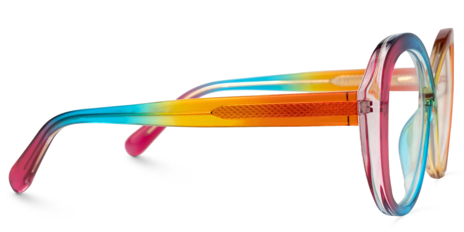 Kouassi Geometric Colorful Glasses | Zeelool Glasses2