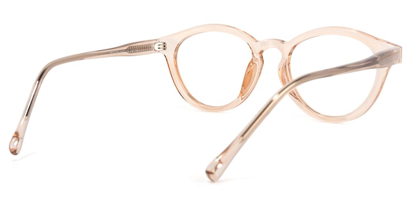 Pierce Round Champagne Glasses | Zeelool Glasses4