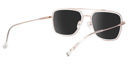 Nayeli Aviator Clear Sunglasses4