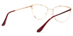 Faust Cateye Red Glasses4