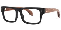 Hunk Rectangle Black Glasses2