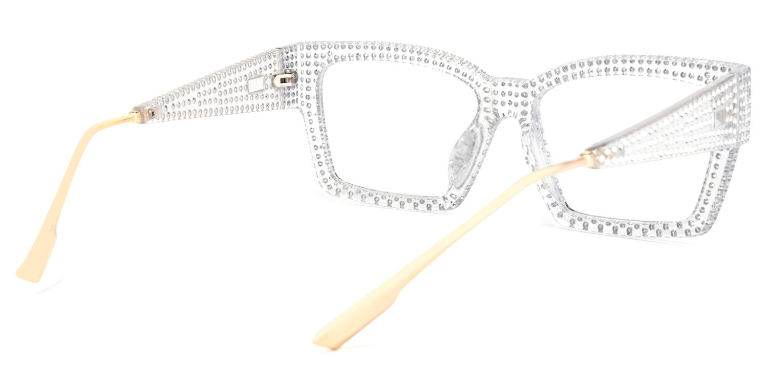 Drayton Square Clear Glasses | Zeelool Glasses3