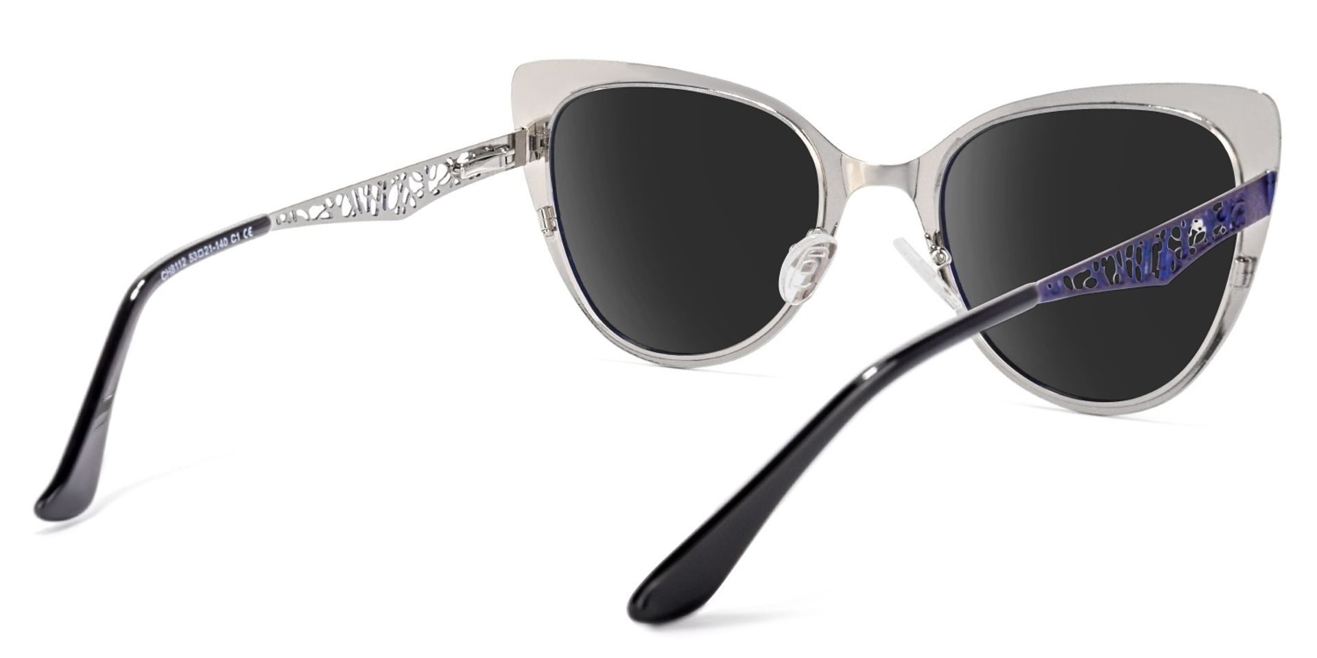 Eileen Cateye Blue Sunglasses | Zeelool Glasses4