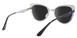 Eileen Cateye Blue Sunglasses4