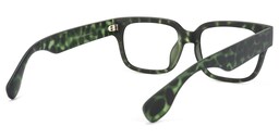 Colin Rectangle Green Floral Glasses4