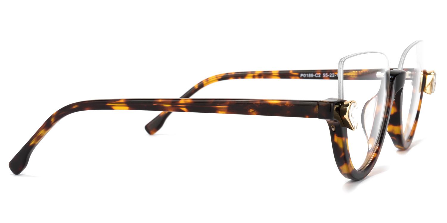 Felicia Tortoise Cat-Eye Frame Glasses | Zeelool Optical3