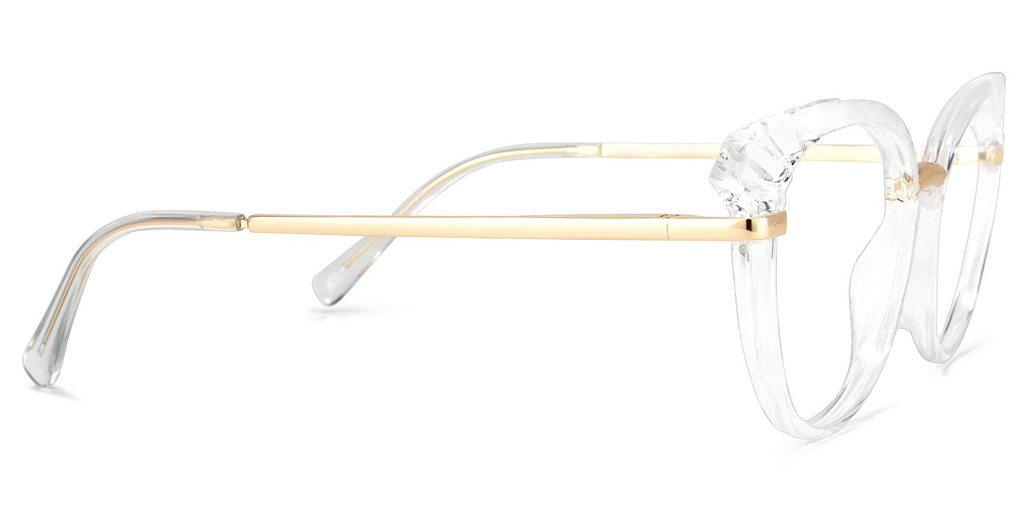 River Cateye Clear Glasses | Zeelool Glasses3