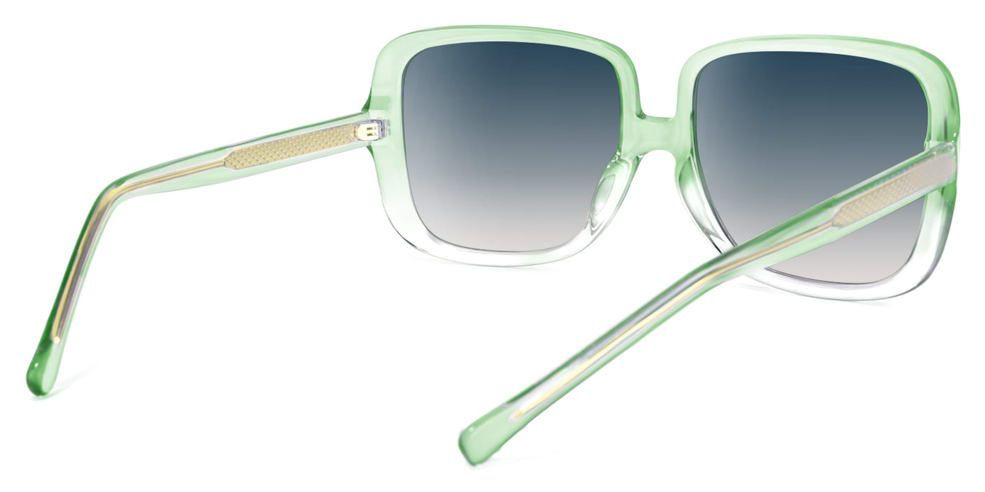 Raymond Square Green Sunglasses | Zeelool Glasses4