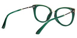 Dalton Cat Eye Dark Green Glasses4