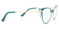 Sadie Cateye Dark-Green Glasses3