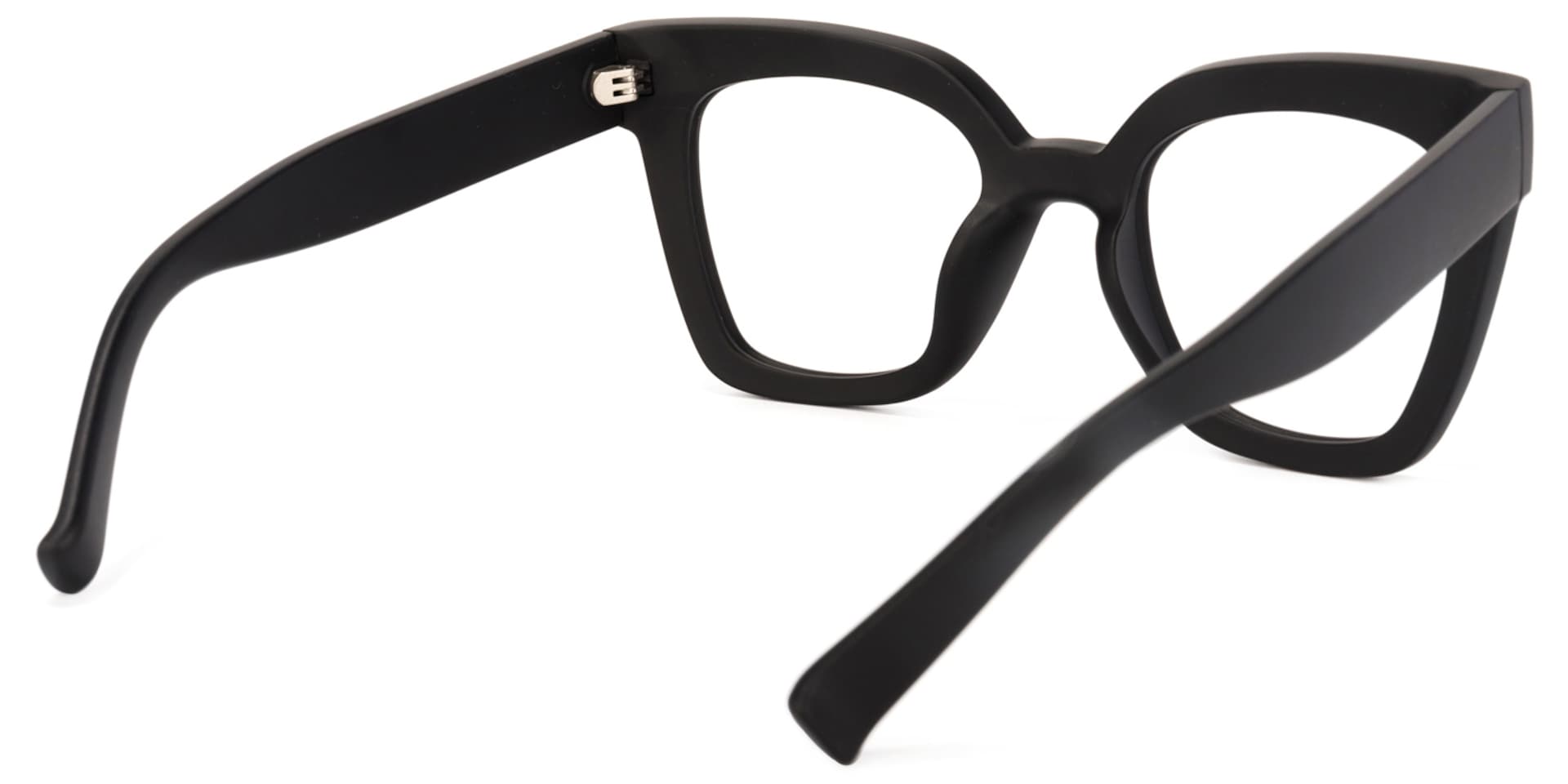 Malcolm Square Matte Black Glasses with Prescription4