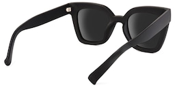 Malcolm Square Black Sunglasses3