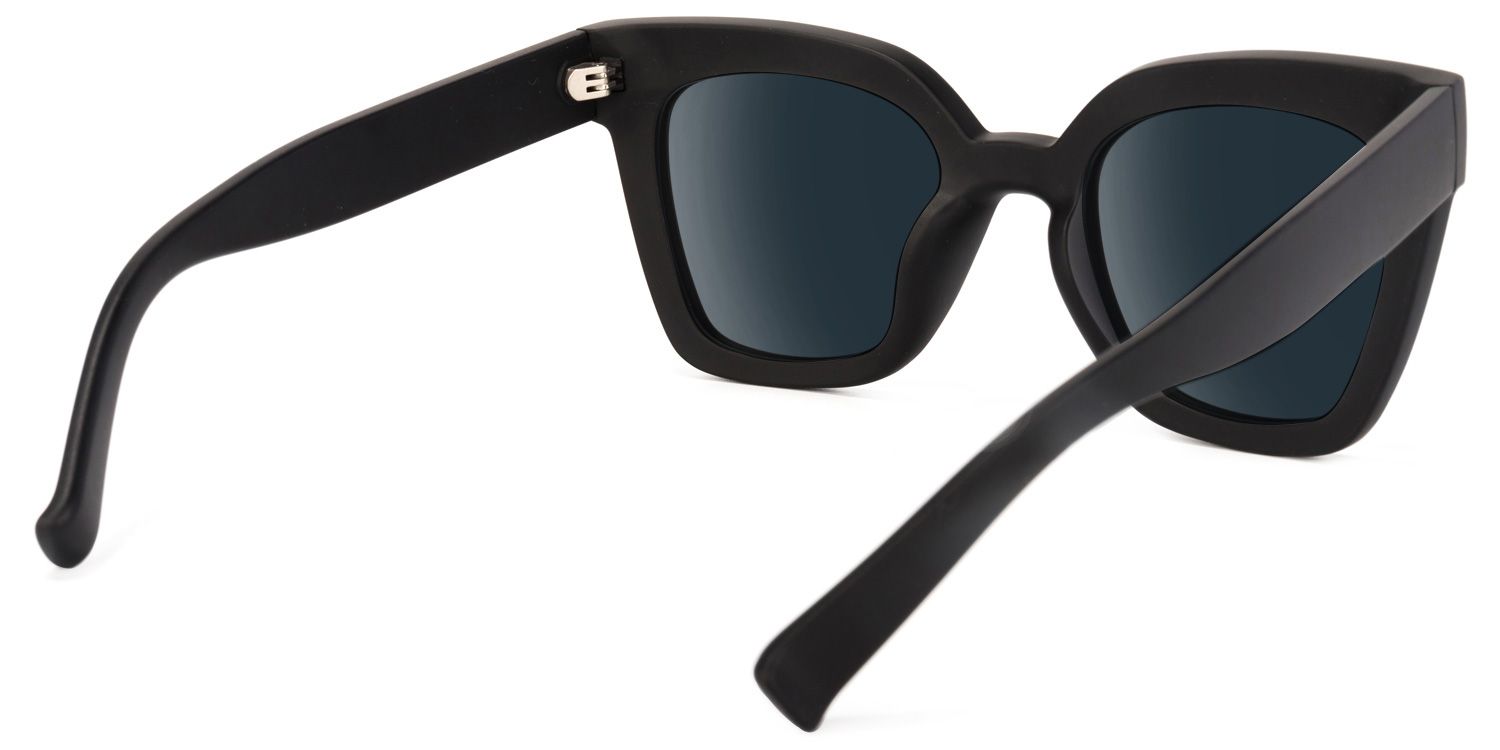 Malcolm Black Square Sunglasses to Frame Your Face | ZEELOOL CA3