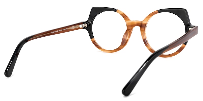 Gilbert Cateye Amber Glasses | Zeelool Glasses4