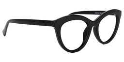 Fairy Cateye Black Glasses2