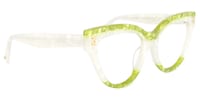 Cascata Cateye Green Glasses2