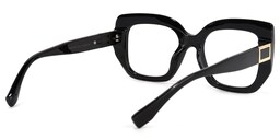 Sienna Square Black Glasses4