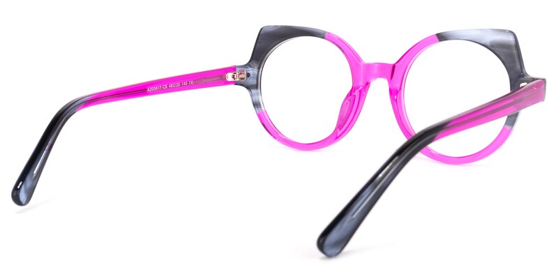 Gilbert Cateye Purple Glasses | Zeelool Glasses4