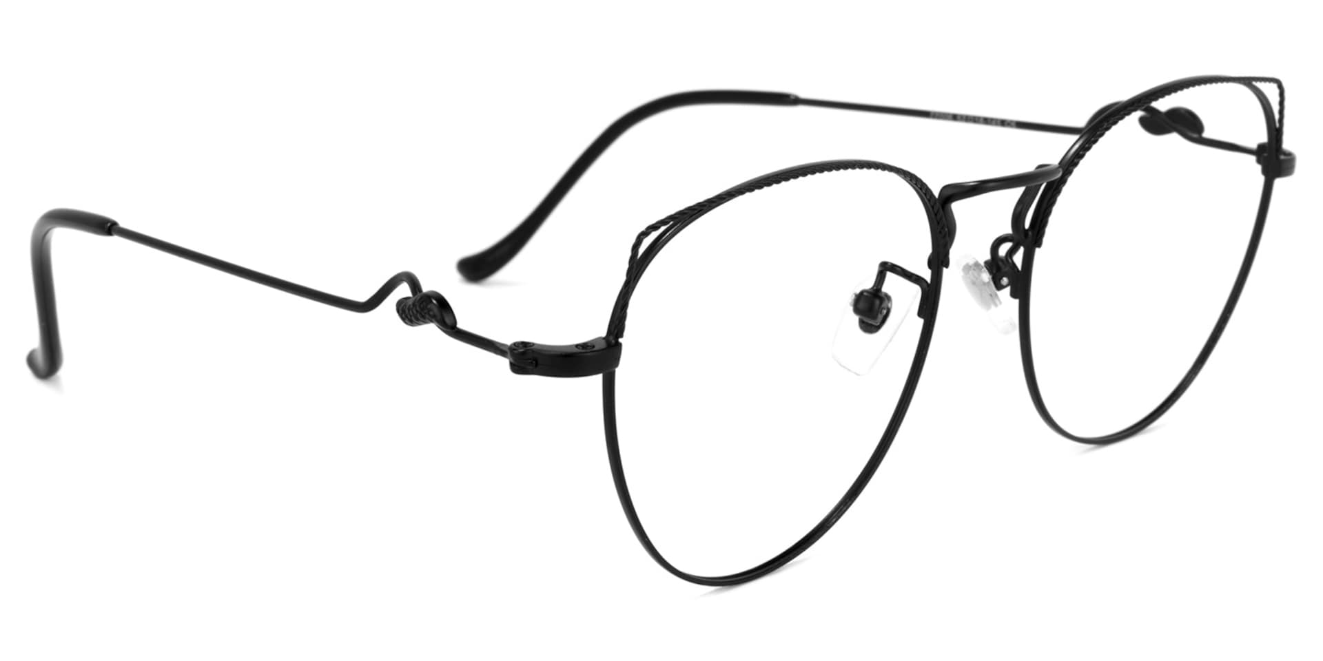 Willis Cateye Black Glasses | Zeelool Glasses2