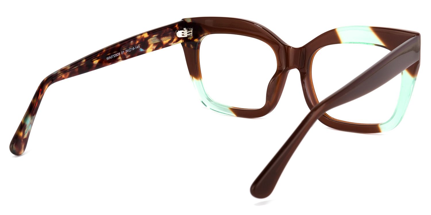 Ximena Cateye Brown Glasses | ZEELOOL Canada4