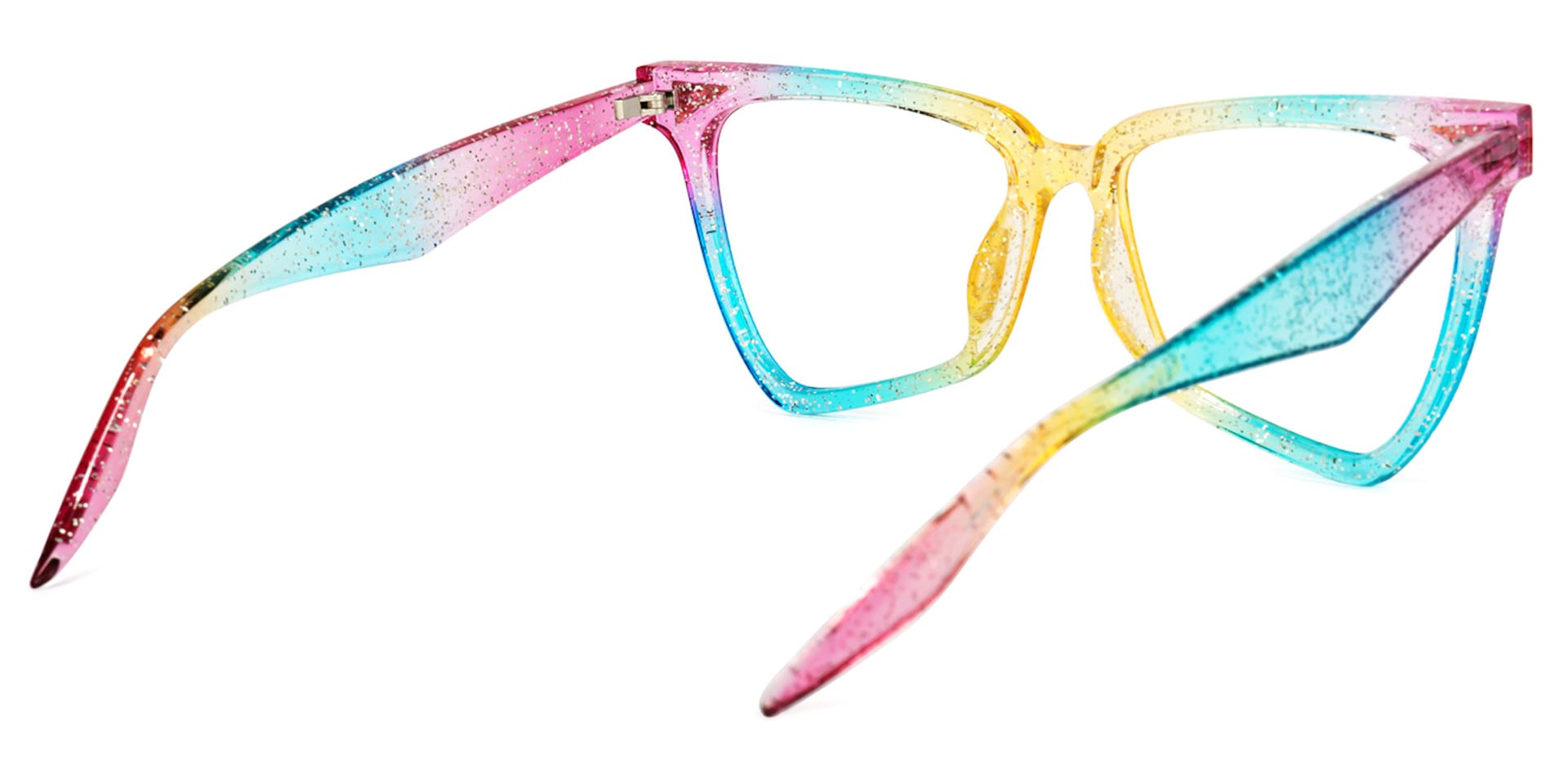 Cicely Geometrical Rainbow Eyeglasses | Zeelool Glasses4
