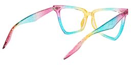 Cicely Geometrical Rainbow Eyeglasses4