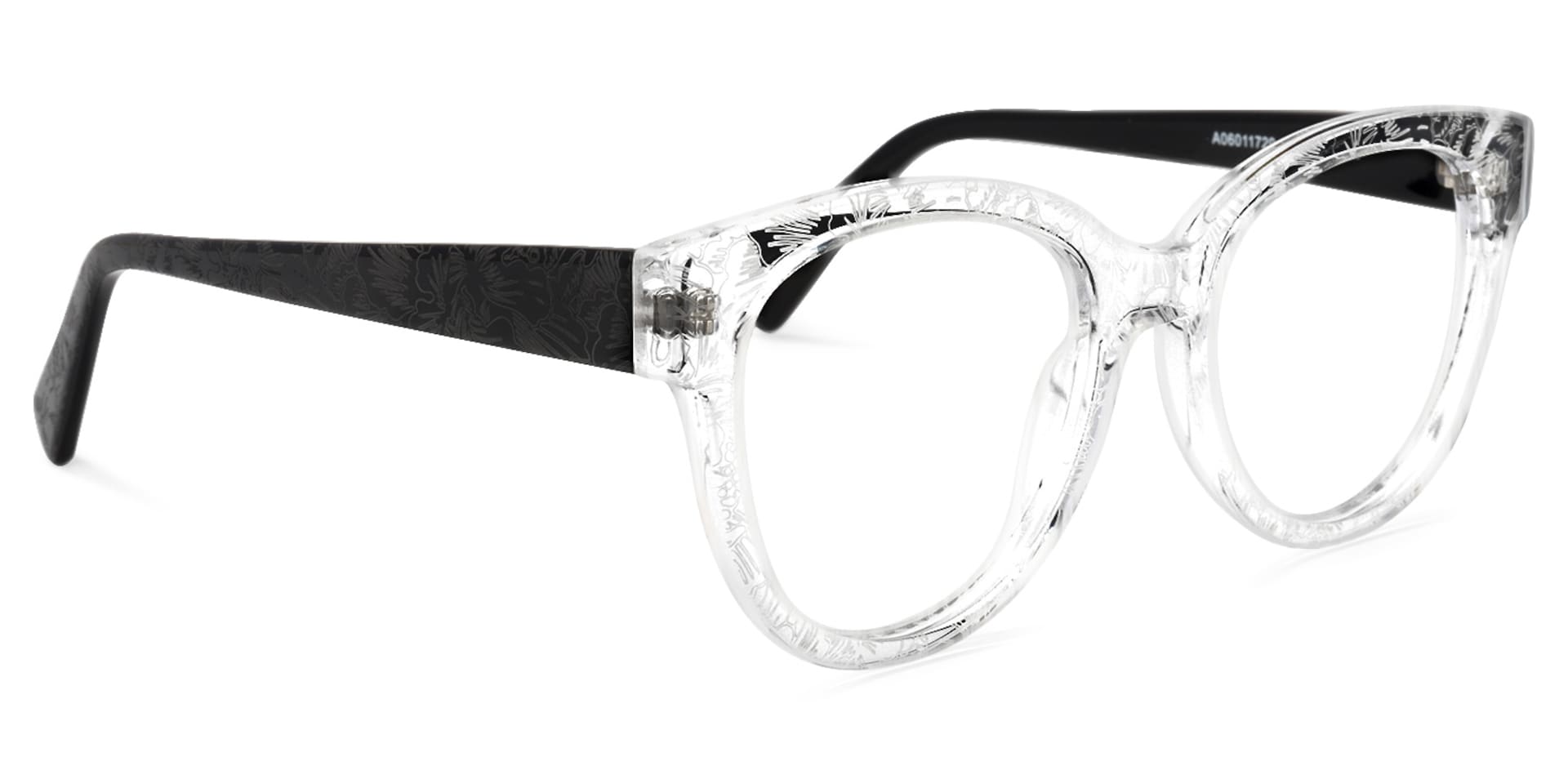 Yasir Round Crystal Glasses | Zeelool Glasses2