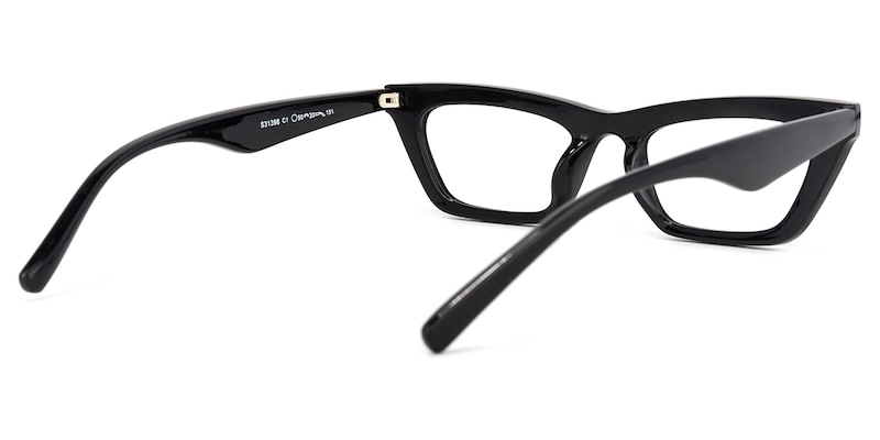 Gorman Cateye Black Glasses | Zeelool Glasses3