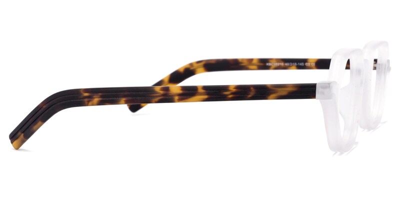 Yasin Square White Glasses | Zeelool Glasses3