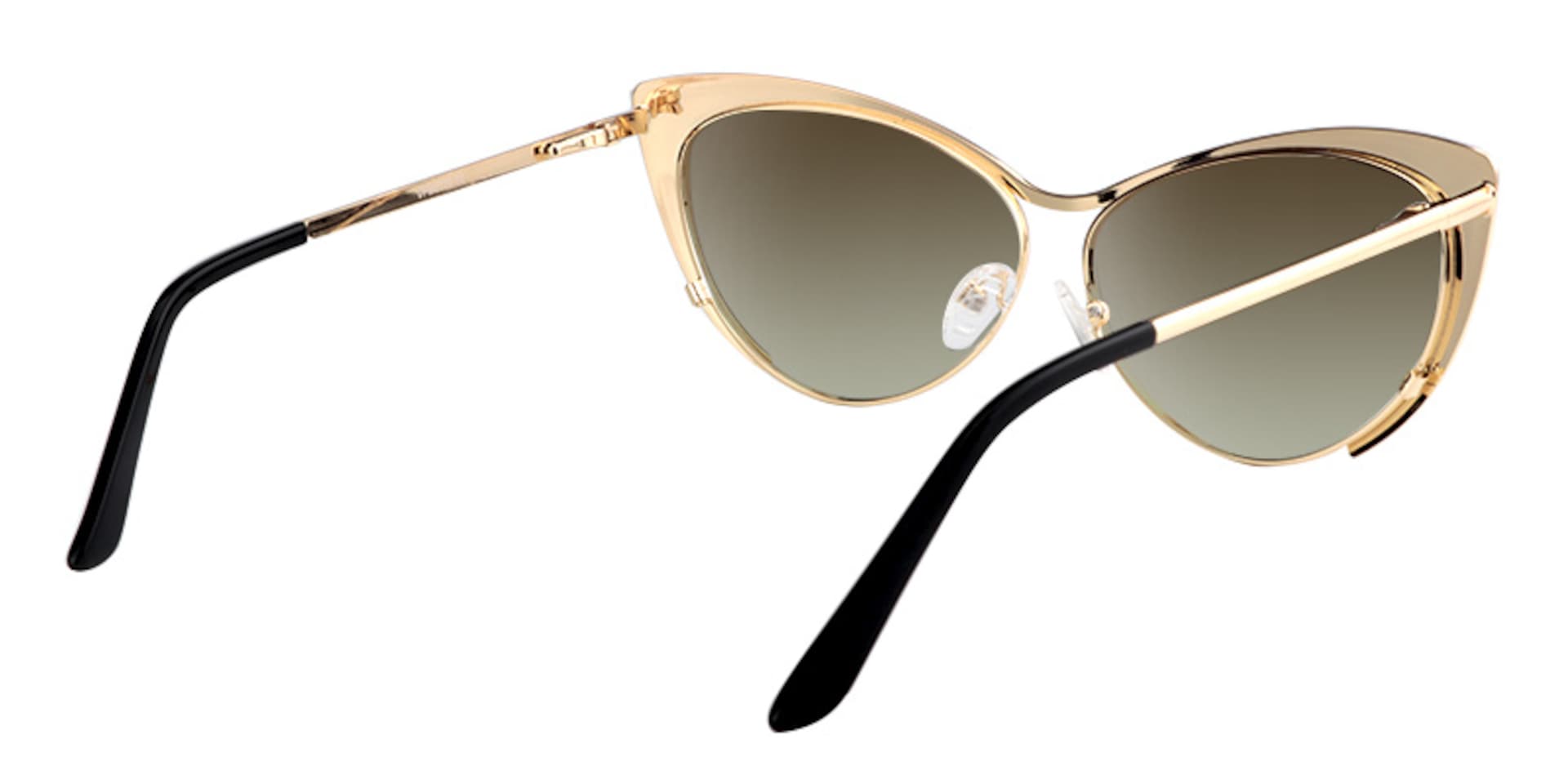 Ellen Cateye Gold Sunglasses | Zeelool Glasses4