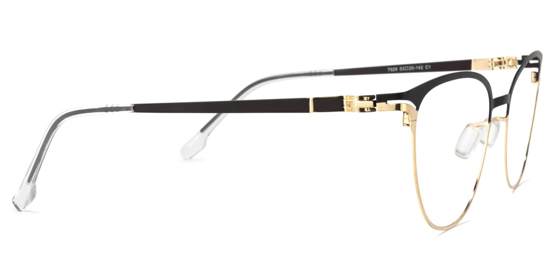 Yelena Sqaure Black Glasses | Zeelool Glasses3