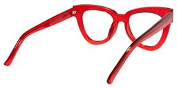 Yaser Cateye Red Glasses4